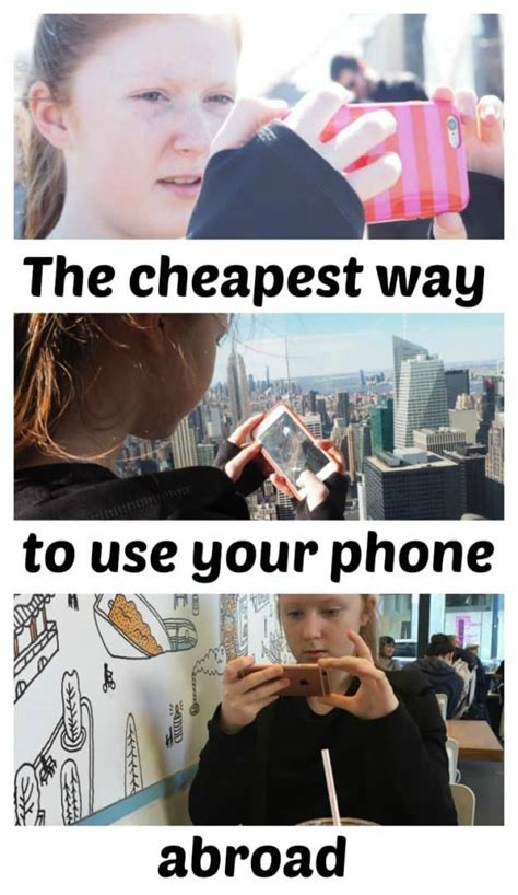 cheapest way to use phone overseas.